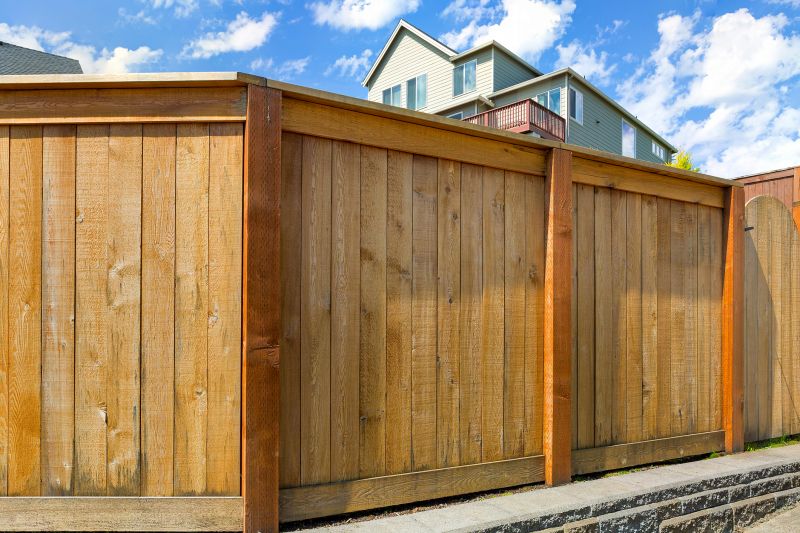 Solid Wood Fence Installation